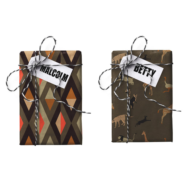 Malcolm Betty Multipurpose Double-sided Stone Paper Gift Wrap