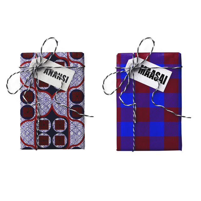 Anansi Maasai Multipurpose Double-Sided Stone Paper Gift Wrap