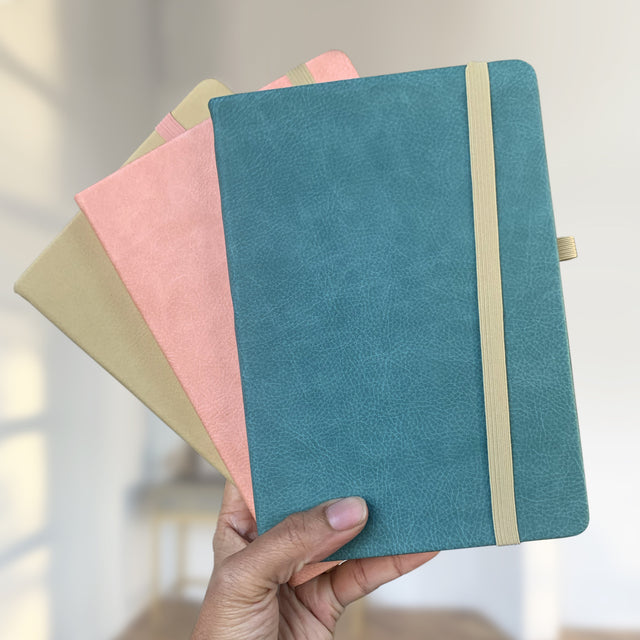 The Eleanor -- Vegan Leather Stone Paper Journal (Written in Stone)